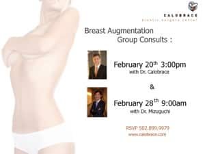 calobrace breast aug consults
